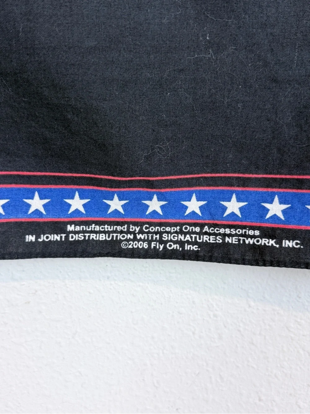 Vintage Lynyrd Skynyrd Black Graphic Bandana Scarf